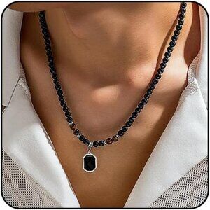 Conch Seashell Necklace Wood Heishi Necklace